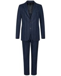 Eleventy - Suit Linen, Wool - Lyst