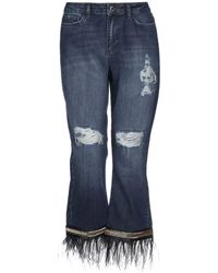Relish Denim Capris - Blue