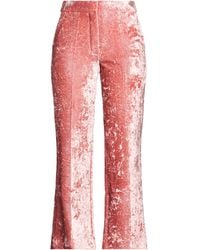 Lanvin - Antique Rose Pants Cotton, Viscose, Silk, Elastane - Lyst