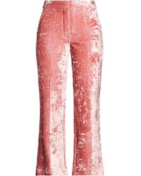Lanvin - Antique Rose Pants Cotton, Viscose, Silk, Elastane - Lyst