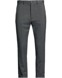 Messagerie - Charcoal Pants Polyester, Wool, Viscose, Elastane - Lyst