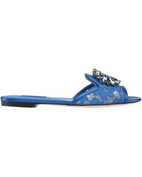 Dolce & Gabbana - 'Bianca' Slides - Lyst