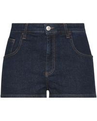 Au Jour Le Jour - Denim Shorts - Lyst