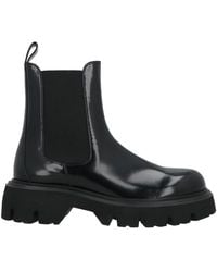 MSGM - Ankle Boots Leather - Lyst