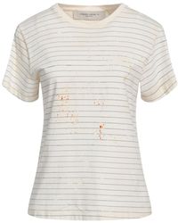 Golden Goose - Stripe-print Cotton T-shirt - Lyst