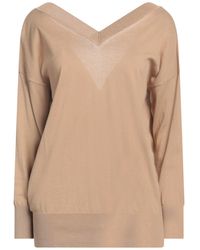 Alpha Studio - Camel Sweater Cotton - Lyst
