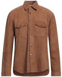 SWD by S.w.o.r.d. - Camel Shirt Leather - Lyst