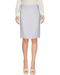 Patrizia Pepe Falda corta - Gris