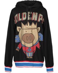 Dolce & Gabbana - Golden Pig Print Hooded Sweatshirt - Lyst