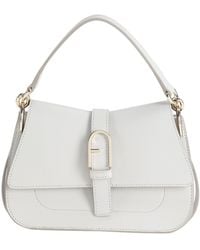 Furla - Flow M Top Handle -- Off Handbag Calfskin - Lyst