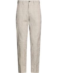 Liu Jo - Taupe Pants Cotton, Linen, Polyester, Elastane - Lyst