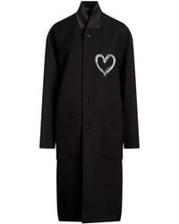 Moschino - Coat Virgin Wool, Polyester, Polyamide - Lyst