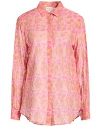 ALESSIA SANTI - Shirt Cotton, Silk - Lyst