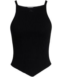 Courreges - Top Viscose, Polyester - Lyst
