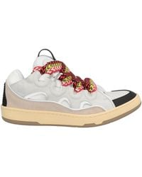 Lanvin - Light Sneakers Calfskin, Polyester, Elastane - Lyst