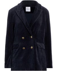 Marella - Midnight Blazer Cotton, Polyester - Lyst