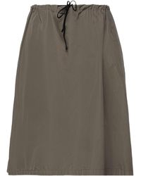 Hache - Military Midi Skirt Polyester - Lyst