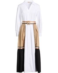 Purotatto - Maxi Dress Linen - Lyst