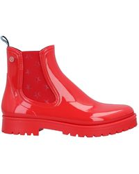 Trussardi Ankle Boots - Red