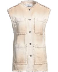 MSGM - Denim Outerwear Cotton - Lyst