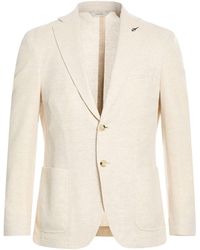 Paoloni - Blazer Linen, Cotton, Polyamide - Lyst
