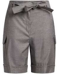 Eleventy - Light Shorts & Bermuda Shorts Wool, Viscose, Elastane - Lyst