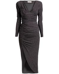 La Petite Robe Di Chiara Boni - Midi Dress Polyester, Viscose, Polyamide, Metallic Polyester, Elastane - Lyst