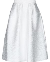 P.A.R.O.S.H. Gonna longuette - Bianco