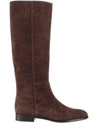 Sergio Rossi - Chocolate Boot Leather - Lyst