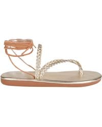 Ancient Greek Sandals - Platinum Thong Sandal Leather - Lyst