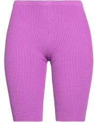 antonella rizza - Mauve Shorts & Bermuda Shorts Wool - Lyst