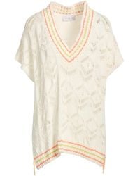 Gaelle Paris - Ivory Sweater Cotton, Acrylic - Lyst