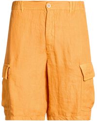 120% Lino - Marigold Shorts & Bermuda Shorts Linen - Lyst
