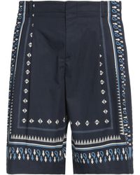 Etro - Bermuda cotone stampa - Lyst