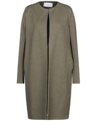 Harris Wharf London Gabardina - Verde