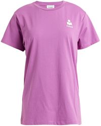 Isabel Marant - Mauve T-Shirt Organic Cotton - Lyst