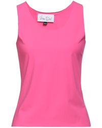VIRNA DRÒ® - Fuchsia Tank Top Polyamide, Elastane - Lyst