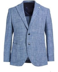Luigi Bianchi - Blazer Virgin Wool, Silk, Cotton, Polyamide - Lyst