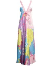Iceberg - Maxi Dress Polyester, Polyamide, Viscose - Lyst