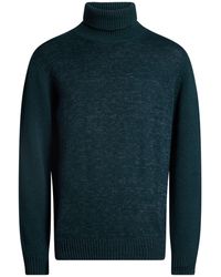 FILIPPO DE LAURENTIIS - Dark Turtleneck Merino Wool, Silk, Cashmere - Lyst
