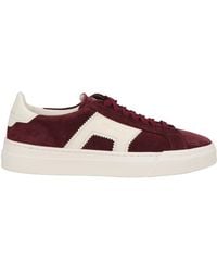 Santoni - Sneakers Leather - Lyst