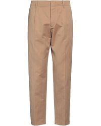 hindustrie - Camel Pants Cotton, Linen - Lyst