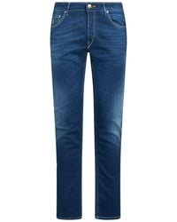 Hand Picked - Jeans Cotton, Elastomultiester, Elastane - Lyst
