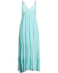 Blugirl Blumarine - Maxi Dress Cotton, Silk - Lyst
