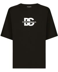 Dolce & Gabbana - Kurzarm-T-Shirt Print Dg-Logo - Lyst