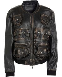 Giorgio Brato - Dark Jacket Leather - Lyst