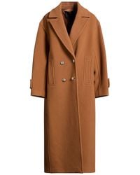 Pinko - Coat Wool, Nylon - Lyst