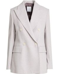 Eleventy - Platinum Blazer Alpaca Wool, Wool, Cotton, Polyamide - Lyst
