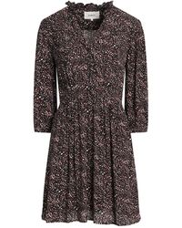 Erine Robe chemise courte Ba sh en coloris Vert Lyst