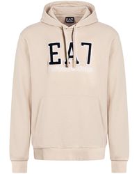 EA7 - Sweatshirt Cotton, Polyester, Elastane - Lyst